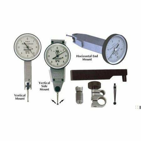 Bns Bestest Dial Test Indicator, White Dial Face, Lever Type 599-7035-3